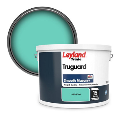 Leyland Trade Truguard Smooth Masonry Paint (1050-B70G) 10L from B&Q