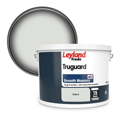 Leyland Trade Truguard Smooth Masonry Paint (1502-R) 10L from B&Q