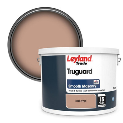 Leyland Trade Truguard Smooth Masonry Paint (3020-Y70R) 10L from B&Q