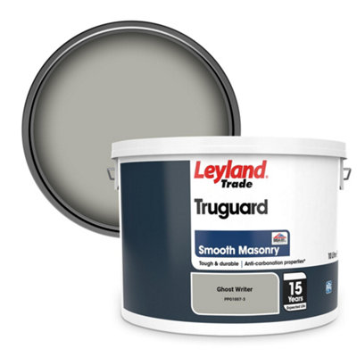 Leyland Trade Truguard Smooth Masonry Paint Ghost Writer (Ppg1007-3) 10L from B&Q