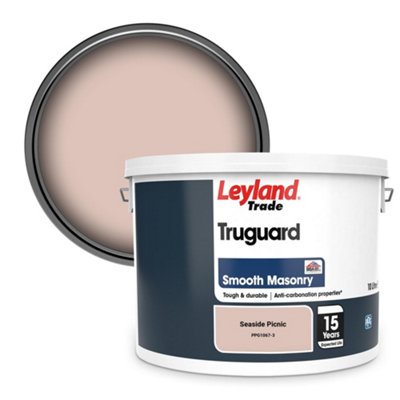 Leyland Trade Truguard Smooth Masonry Paint Seaside Picnic (Ppg1067-3) 10L from B&Q