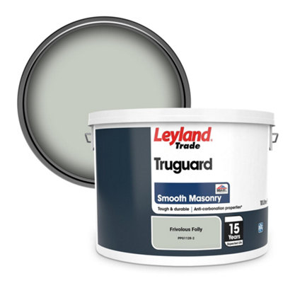 Leyland Trade Truguard Smooth Masonry Paint Frivolous Folly (Ppg1128-2) 10L from B&Q