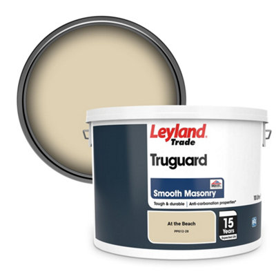 Leyland Trade Truguard Smooth Masonry Paint At The Beach (Ppg12-28) 10L from B&Q