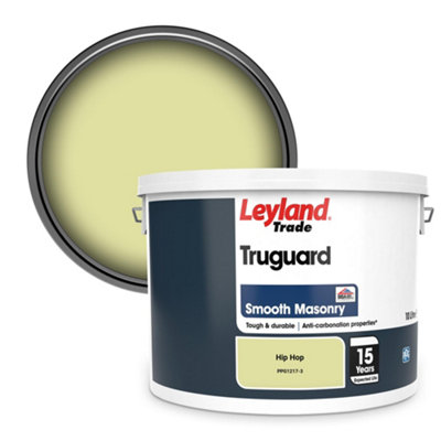 Leyland Trade Truguard Smooth Masonry Paint Hip Hop (Ppg1217-3) 10L from B&Q