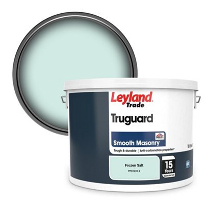 B&Q -  Truguard Smooth Masonry Paint Frozen Salt (Ppg1232-2) 10L