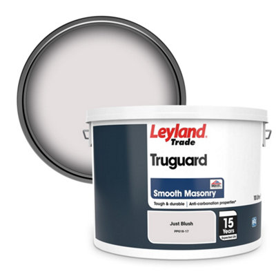Leyland Trade Truguard Smooth Masonry Paint Just Blush (Ppg18-17) 10L from B&Q