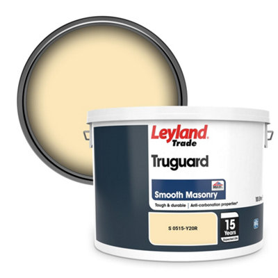 Leyland Trade Truguard Smooth Masonry Paint (S 0515-Y20R) 10L from B&Q