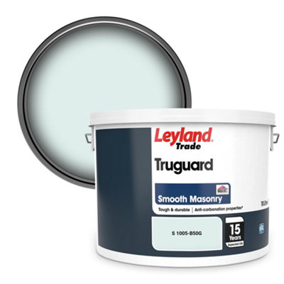 Leyland Trade Truguard Smooth Masonry Paint (S 1005-B50G) 10L from B&Q