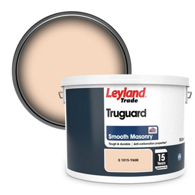Leyland Trade Truguard Smooth Masonry Paint (S 1015-Y60R) 10L from B&Q