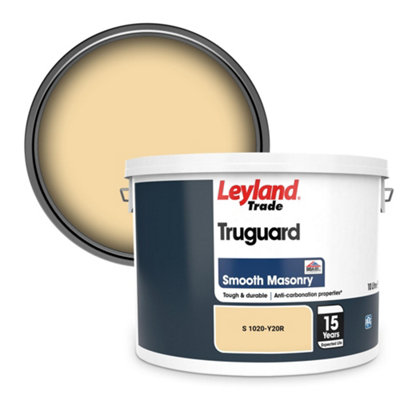 Leyland Trade Truguard Smooth Masonry Paint (S 1020-Y20R) 10L from B&Q