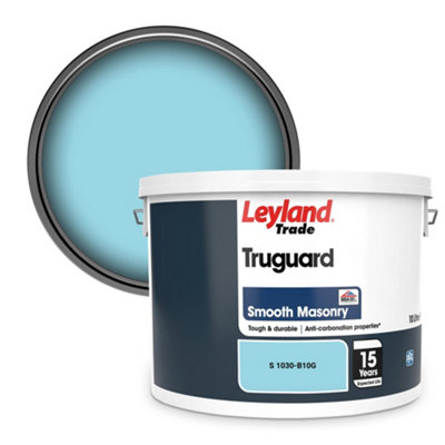 Leyland Trade Truguard Smooth Masonry Paint (S 1030-B10G) 10L from B&Q