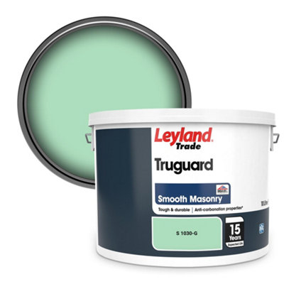 Leyland Trade Truguard Smooth Masonry Paint (S 1030-G) 10L from B&Q
