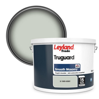 Leyland Trade Truguard Smooth Masonry Paint (S 1505-G50Y) 10L from B&Q