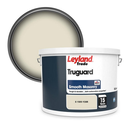 Leyland Trade Truguard Smooth Masonry Paint (S 1505-Y20R) 10L from B&Q