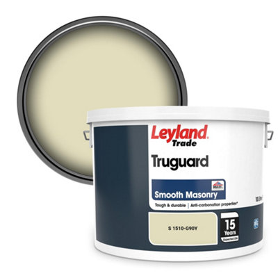 Leyland Trade Truguard Smooth Masonry Paint (S 1510-G90Y) 10L from B&Q