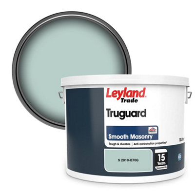 Leyland Trade Truguard Smooth Masonry Paint (S 2010-B70G) 10L from B&Q