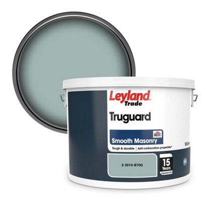Leyland Trade Truguard Smooth Masonry Paint (S 3010-B70G) 10L from B&Q