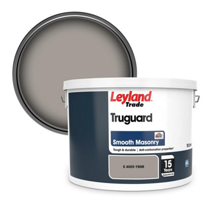 Leyland Trade Truguard Smooth Masonry Paint (S 4005-Y80R) 10L from B&Q