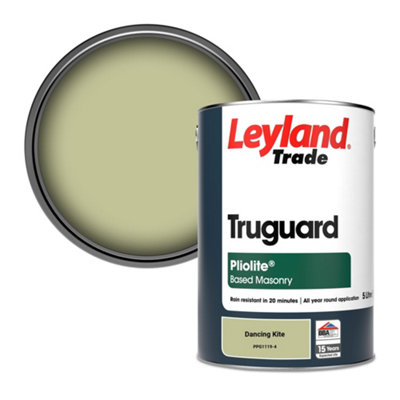 Leyland Trade Truguard Smooth Pliolite Masonry Paint Dancing Kite (Ppg1119-4) 5L from B&Q