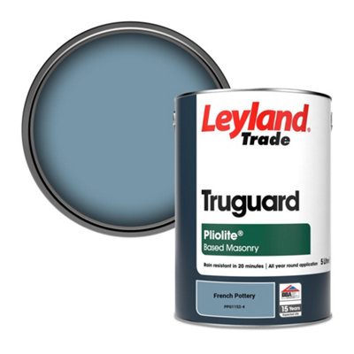 B&Q -  Truguard Smooth Pliolite Masonry Paint French Pottery (Ppg1152-4) 5L
