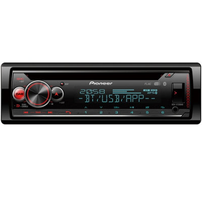 Pioneer Deh-S720Dab Single Din Car Stereo Cd Tuner Media Player Dab+ Bluetooth from B&Q