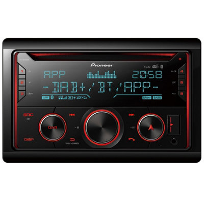 Pioneer Car Stereo 2-Din Cd Tuner Dab-Dab+ Radio Media Player Bluetooth Usb from B&Q