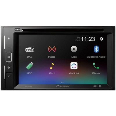 Pioneer Avh-A240Dab 6.2" 2-Din Cd Dvd Car Stereo Media Player Bt Dab-Dab+ Radio from B&Q
