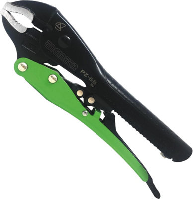 Engineer Pz-68 Neji-Saurus Auto Locking Screw Removal Pliers Vice Grip Pliers from B&Q