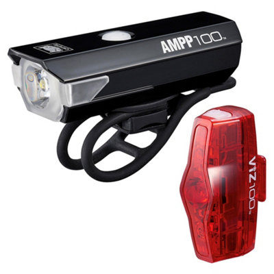Cateye AMPP 100 / Viz 100 Light Set Black - Image 3