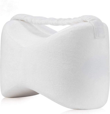  - Mantraraj Comfort Therapy Knee Pillows Memory Foam Leg Pillow With Elastic Strap For Side Sleepers Sciatica Pain Relief
