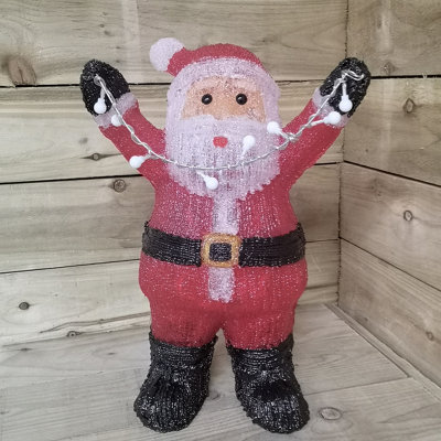 Stuffed santa claus for outdoors top