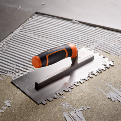 Shop tiling tools.
