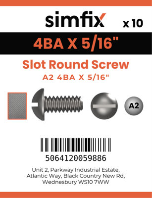 4BA X 5/16