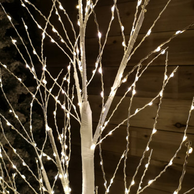 4ft (1.2m) White Modelling Micro Dot Tree with 500 Twinkling LEDs in ...