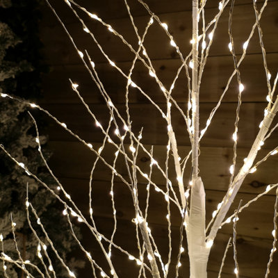 4ft (1.2m) White Modelling Micro Dot Tree with 500 Twinkling LEDs in ...