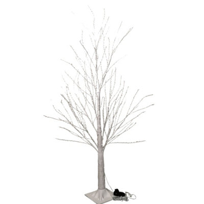 4ft (1.2m) White Modelling Micro Dot Tree with 500 Twinkling LEDs in ...
