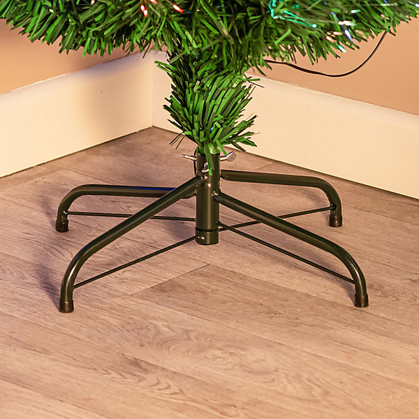 4FT (120cm) Green Fibre Optic Christmas Tree with Multi 4FT (120cm) Green Fibre Optic Christmas Tree with Multi