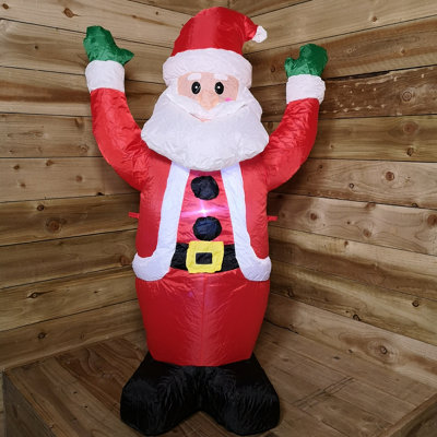 4ft 120cm LED Outdoor Christmas Inflatable Santa Claus Indoor