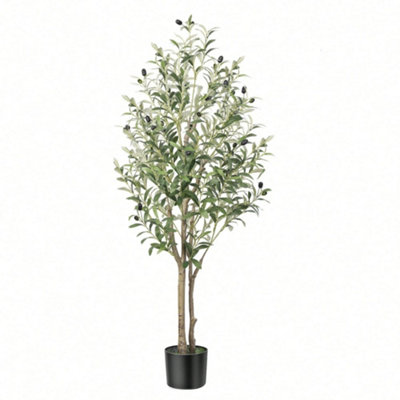 4FT Artificial Olive Tree Indoor Faux Plant Decor
