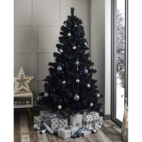 4FT Black Alaskan Pine Christmas Tree