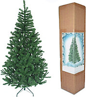 4FT Green Pine Christmas Tree with classic pine tips