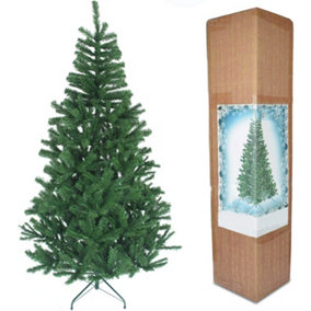 4FT Green Pine Christmas Tree with classic pine tips