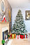 4FT Prelit Green Lapland Fir Christmas Tree Warm White LEDs