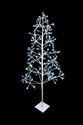 4FT Prelit Twig Tree White LED