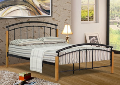 4ft Small Double Black Metal Bed Frame