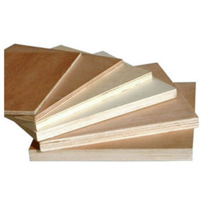 4ft x 2ft 12mm Smooth Plywood Sheets. 4 Sheets In A Pack