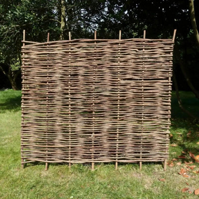 4ft x 6ft Hazel Hurdle Fence Panel Premium Weave - 3