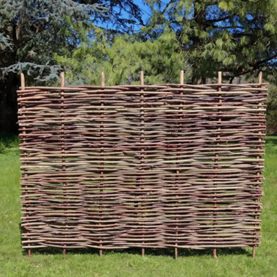 4ft x 6ft Hazel Hurdle Fence Panel Premium Weave - 4