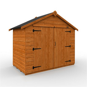 4ft x 7ft (1150mm x 2050mm) Horsforth Shiplap Compact Apex Bike Shed (12mm Tongue and Groove Floor and Roof)