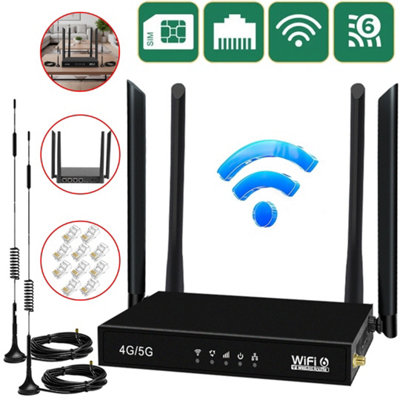 4G/5G LTE CPE Wireless Router Unlocked WIFI6 With SIM Card